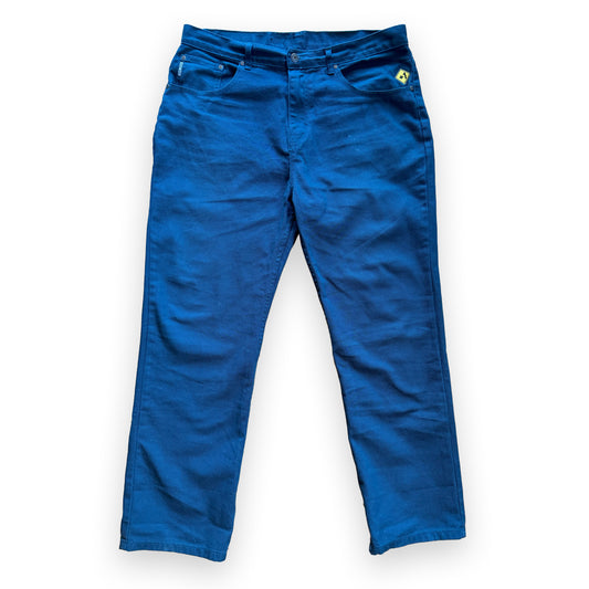 Marine blue pants street pants