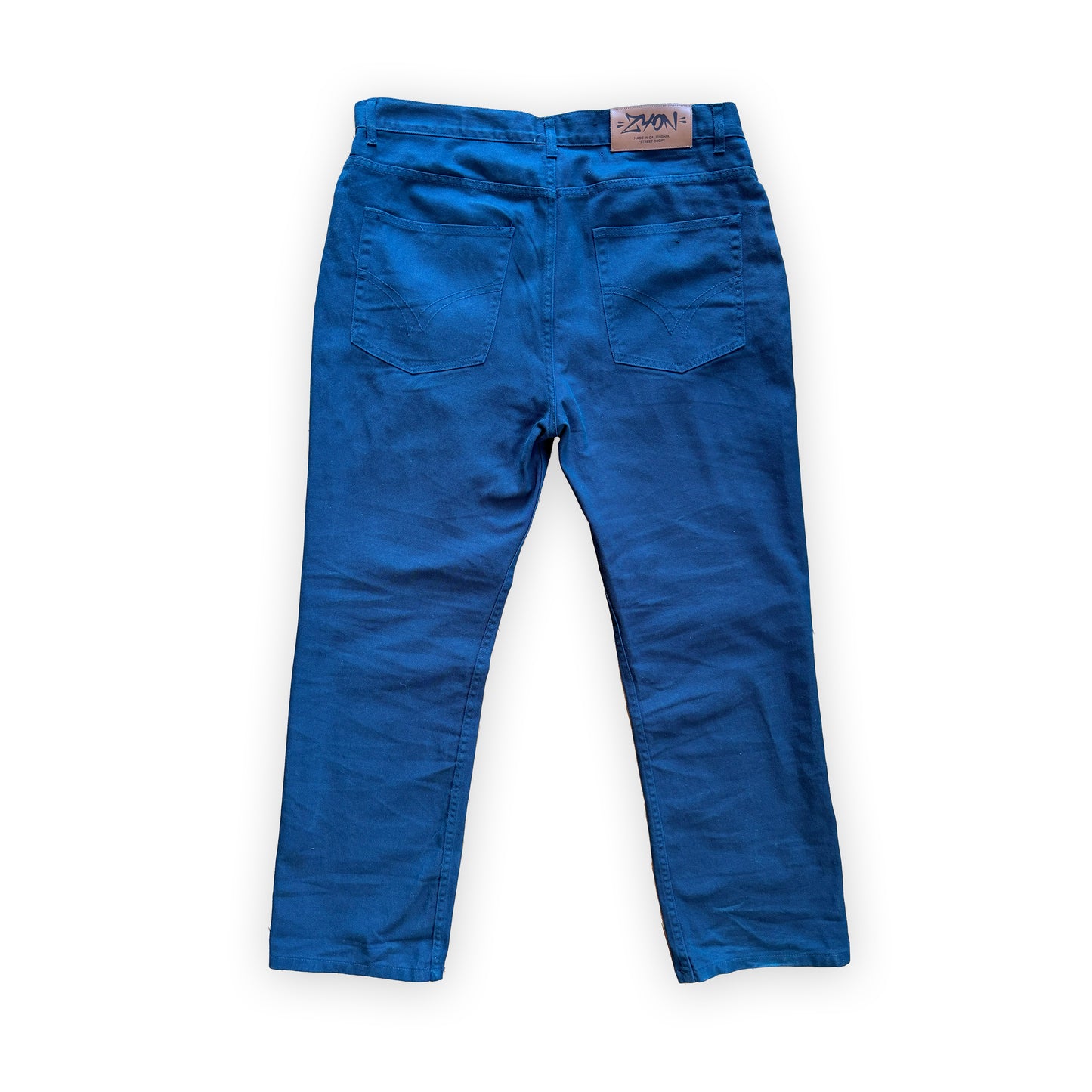 Marine blue pants street pants