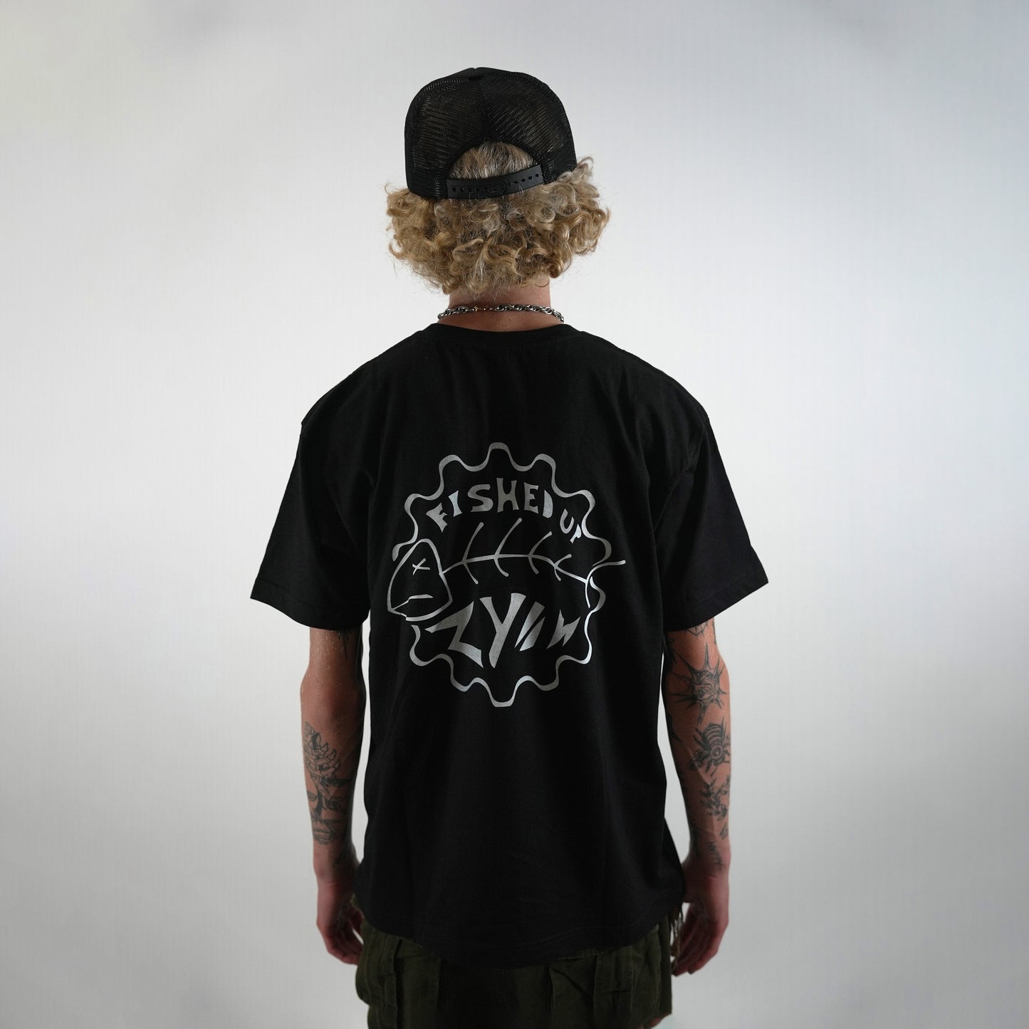 Fished Up - Black Oversize